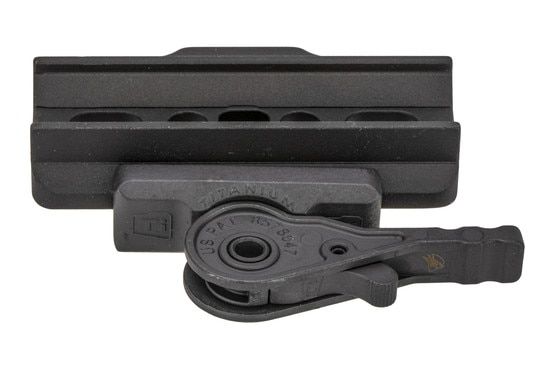 American Defense Manufacturing Mini ACOG munt features a black anodized finish